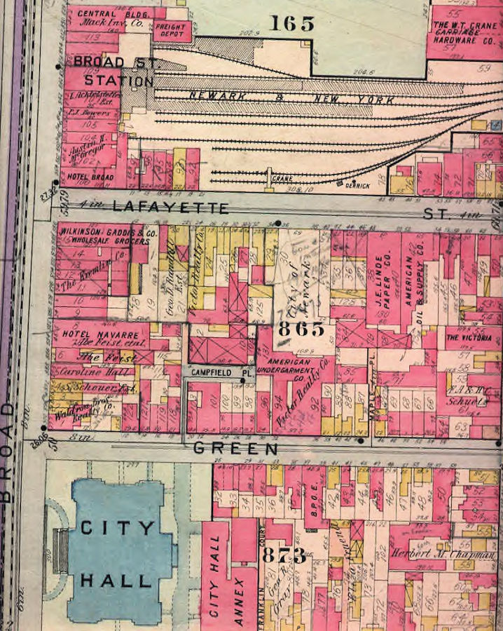 37-39 Green Street
1912 Map
