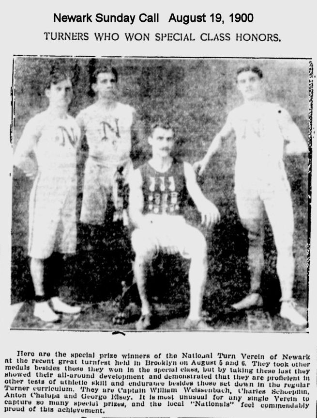 Turners Who Won Special Class Honors
August 19, 1900

