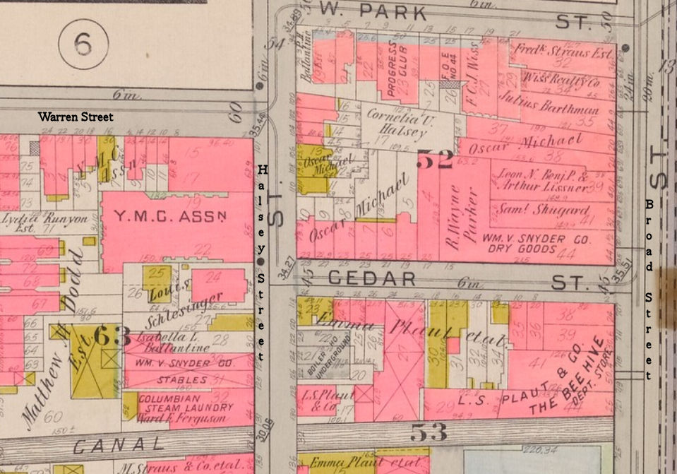 1911 Map
85 Halsey Street
