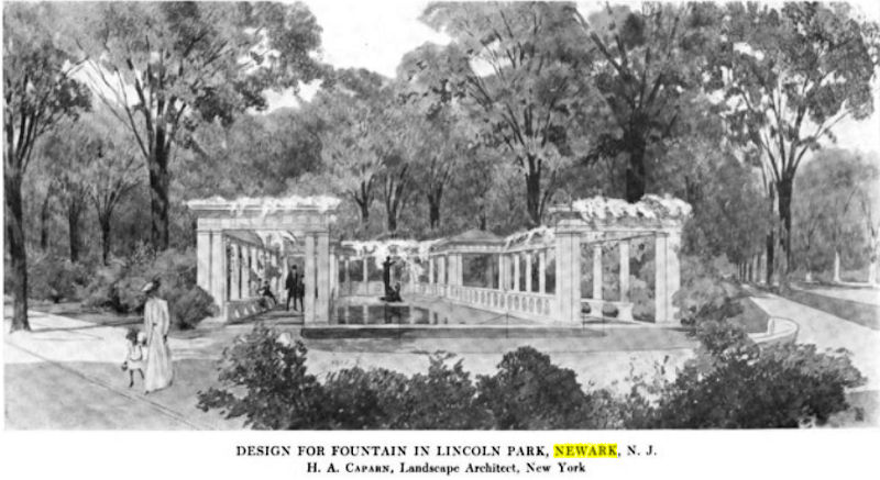 Design for Fountain in Lincoln Park
Photo from Architectural League of New York v29 1914
