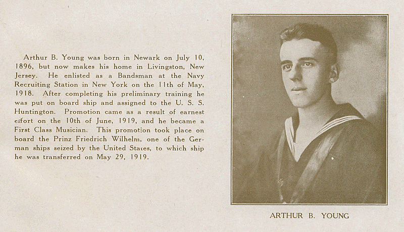 Young, Arthur B.
From "World War Veterans of the Phi Epsilon Club" 
1919  
