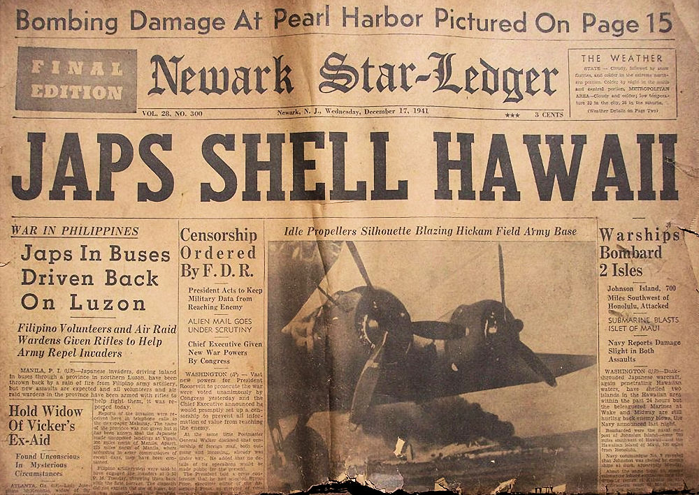 Japs Shell Hawaii
