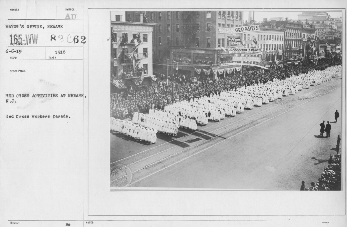 Red Cross Workers Parade
