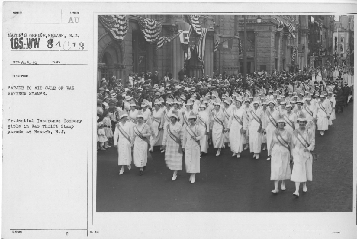 Prudential Insurance Company Girls in Parade
