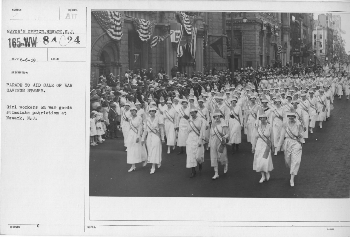 Girl Workers on War Good Stimulate Patriotism
