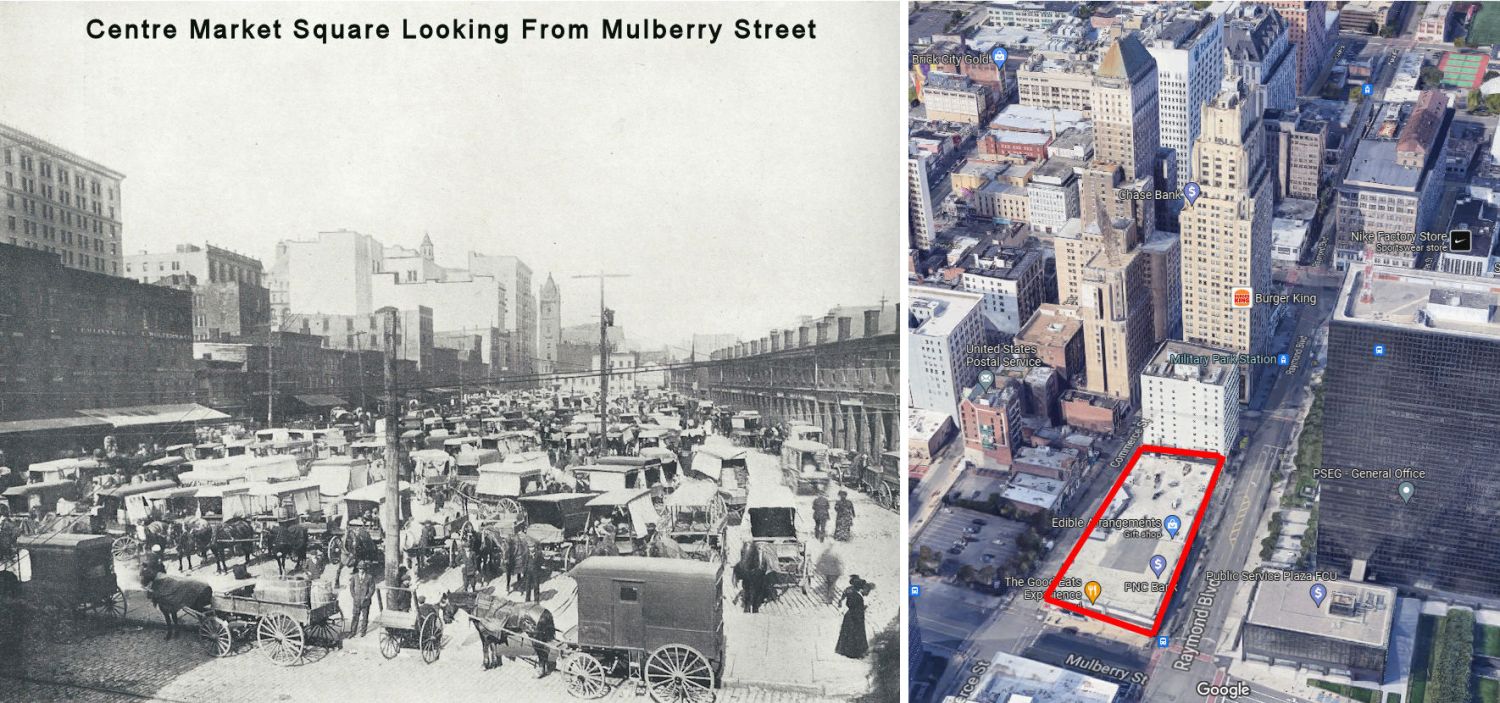 Centre Market Area Then & Now
