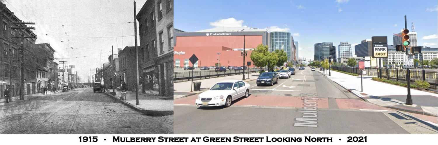 Mulberry Street & Green Street Looking North
1915   -   2021
