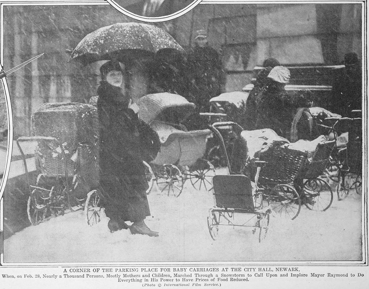 A Corner of the Parking Place for Baby Carriages at the City Hall
From the New York Times
