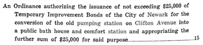 Ordinance for Conversion of the old Pumping Station
