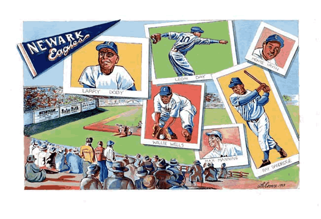 Richard La Rovere was commissioned in 2000 to create a tribute at Bears Stadium honoring the players of the former Newark Eagles Negro League that played in the 1930s-40s.

Photos from Richard La Rovere
