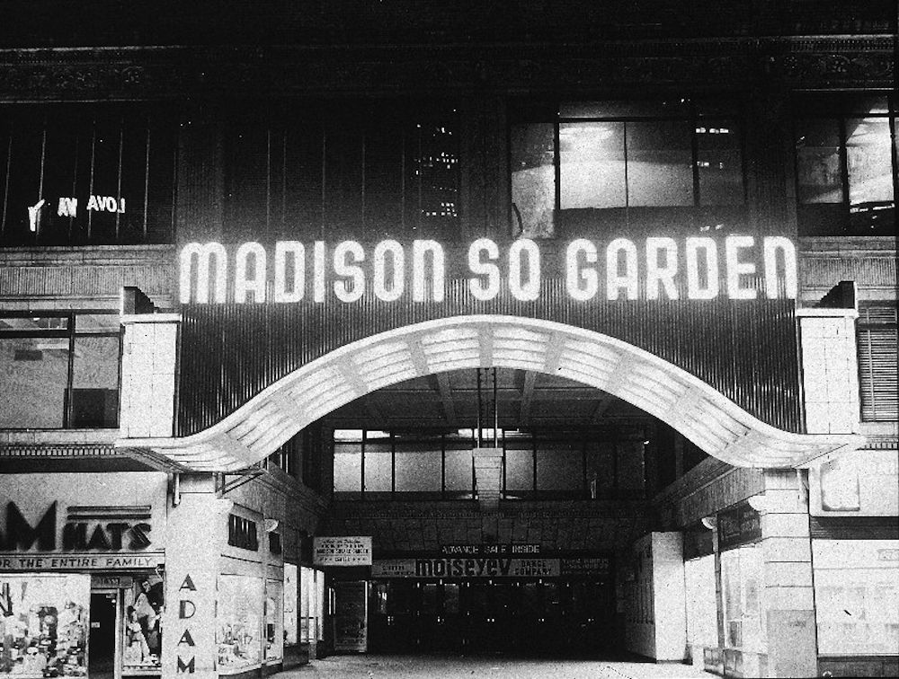 Madison Square Garden
Photo from Esther Levine Kaplan 
