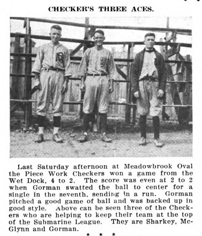 Piece Work Checkers Aces
Photo from Speed-Up Vol 3 No 27 July 1920
