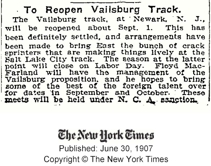 1907-06-30
To Reopen Vailsburg Track
