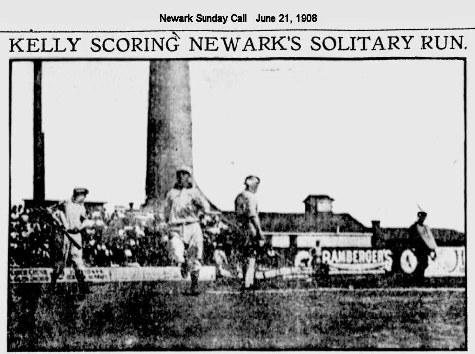 Kelly Scoring Newark's Solitary Run
1908
