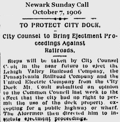 To Protect City Dock
October 7, 1906
