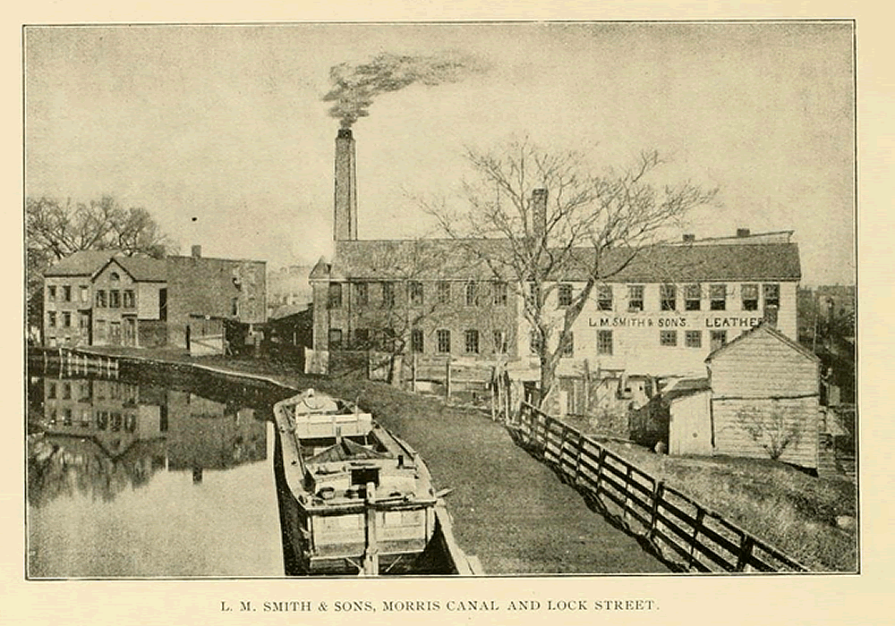 Morris Canal at Lock Street
From: Newark Illustrated 1891
