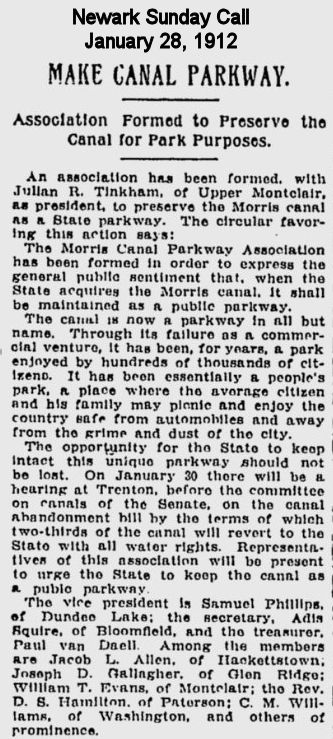 Make Canal Parkway
January 28, 1912
