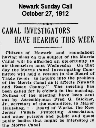 Canal Investigators Have Hearing This Week
October 27, 1912
