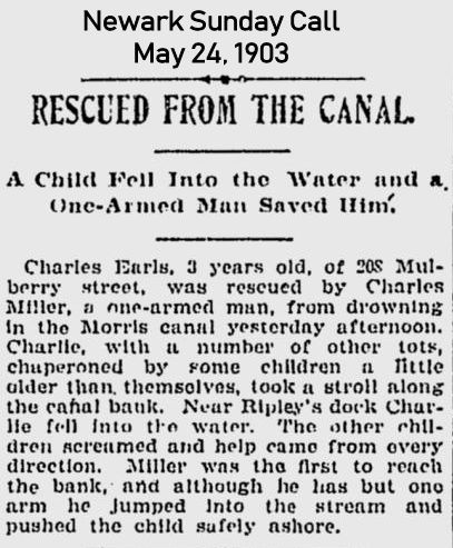 Rescued from the Canal
May 24, 1903
