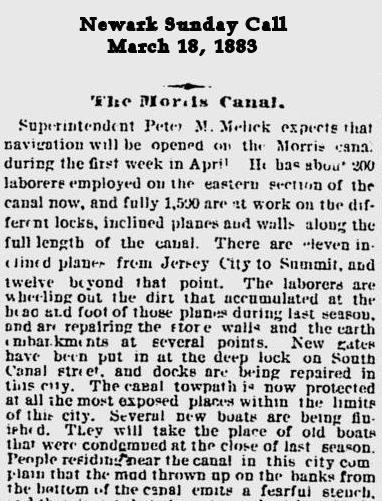 The Morris Canal
March 18, 1883
