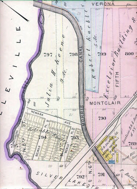 Silver Lake Area
1911 Map
