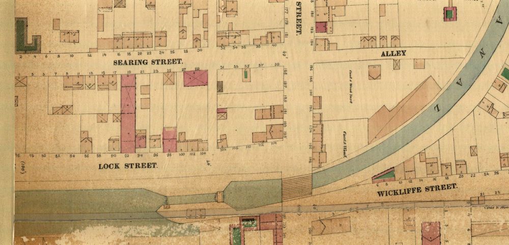 Lock Street
1868 Map
