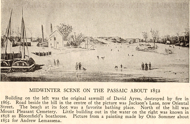 Midwinter Scene ~1852
From "Historic Newark" Published 1916 for the Fidelity Trust Company
