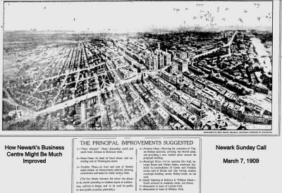 How Newark's Business Centre Might be Much Improved
March 7, 1909
(Click on image for enlargement)
