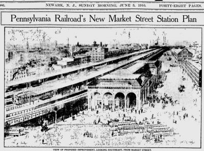 Pennsylvania Railroad's New Market Street Station Plan
June 5, 1910
