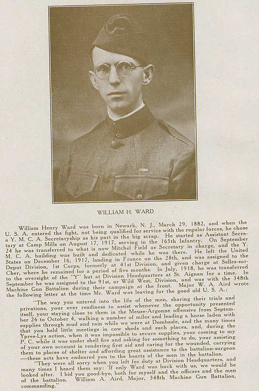 Ward, William H.
From "World War Veterans of the Phi Epsilon Club" 
1919  

