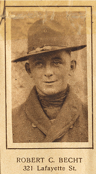 Becht, Robert C.
March 23, 1919 Newark Sunday Call

