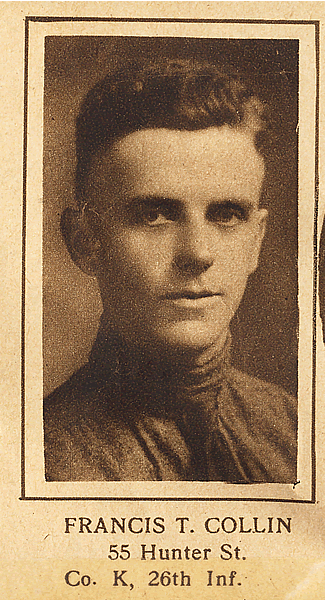 Collin, Francis T.
March 23, 1919 Newark Sunday Call

