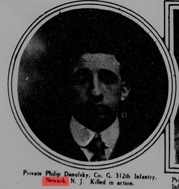 Danufsky, Private Philip 
Killed in Action
