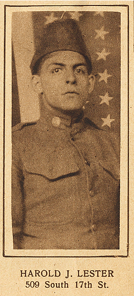 Lester, Harold J.
March 23, 1919 Newark Sunday Call

