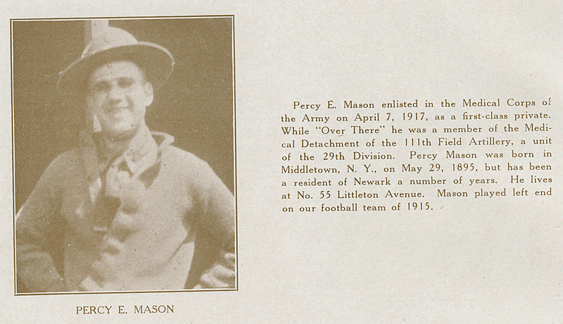 Mason, Percy E.
From "World War Veterans of the Phi Epsilon Club"
