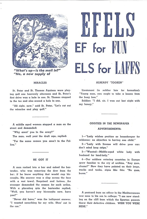 Page 8
Published by the Newark Y. M. & Y. W. H. A. for Men and Women
in the Armed Forces from Essex County.

Submitted by Nat Bodian
