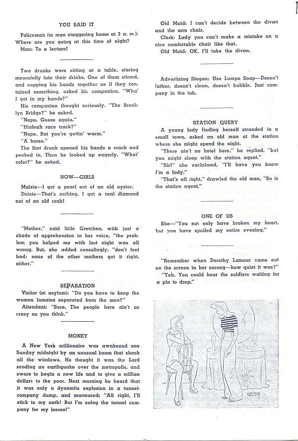 Page 10
Published by the Newark Y. M. & Y. W. H. A. for Men and Women
in the Armed Forces from Essex County.

Submitted by Nat Bodian
