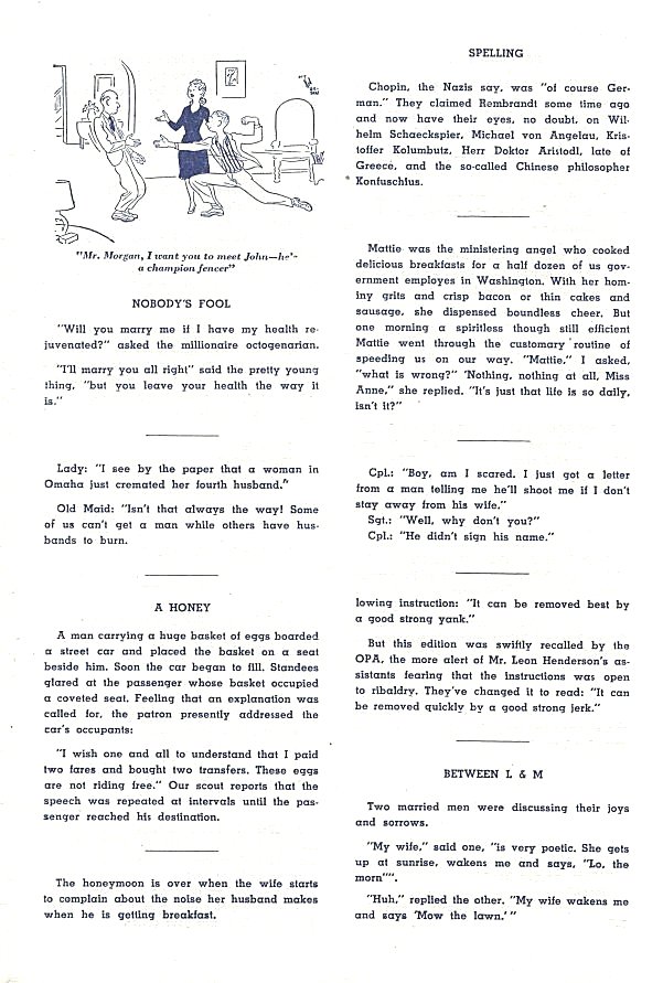 Page 13
Published by the Newark Y. M. & Y. W. H. A. for Men and Women
in the Armed Forces from Essex County.

Submitted by Nat Bodian
