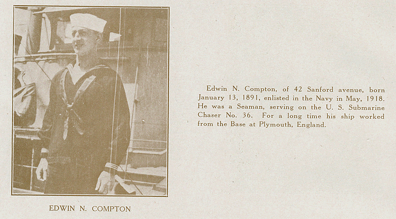 Compton, Edwin N.
From World War Veterans of the Phi Epsilon Club 1919

