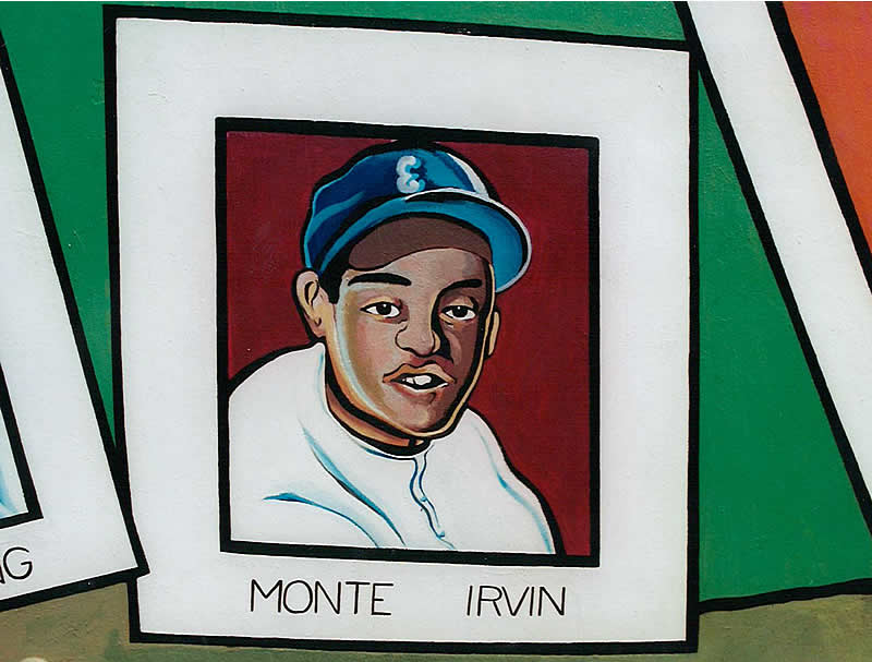 Monte Irvin
Richard La Rovere was commissioned in 2000 to create a tribute at Bears Stadium honoring the players of the former Newark Eagles Negro League that played in the 1930s-40s.

Photos from Richard La Rovere
