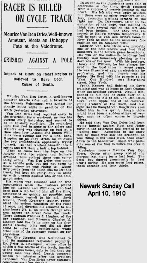 1910-04-10
Racer is Killed on Cycle Track
