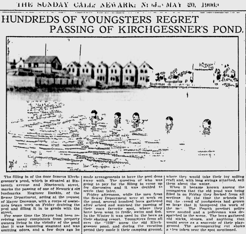 Hundreds of Youngsters Regret Passing of Kirchgessner's POnd
May 20, 1906
